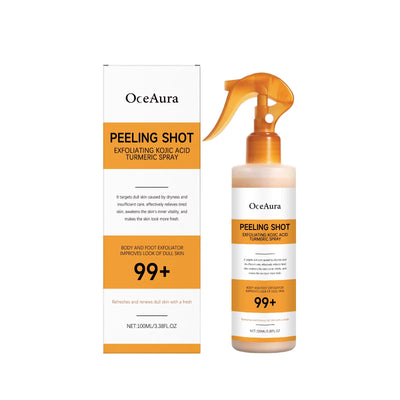 Body Keratin Care Kojic Acid Turmeric Spray Gently Exfoliating Peeling Solution Nourishing Hydrating Skin Care All Skin Types