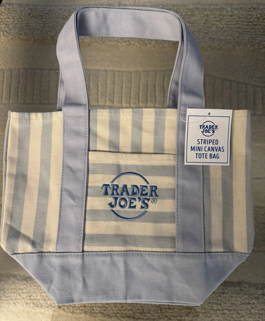 Striped Canvas Mini Tote Set of 4 Summer 2026