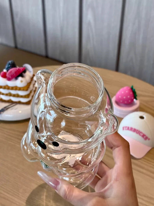 2026 New Bearista Bear Cup Tumblers Strawberry Topper Baseball cap