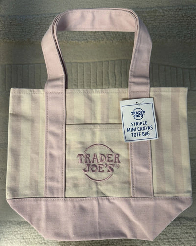Striped Canvas Mini Tote Set of 4 Summer 2026